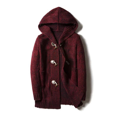 Alessio Hooded Knit Cardigan