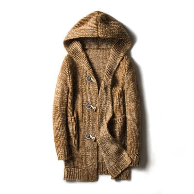 Alessio Hooded Knit Cardigan
